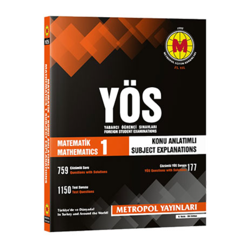 Resim TR-YÖS MATEMATİK-1 (KONU ANLATIMLI-ÖRNEK ÇÖZÜMLÜ)