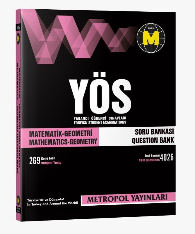 Resim METROPOL YAYINLARI TR-YÖS MATEMATİK- GEOMETRİ SORU BANKASI: