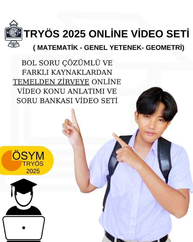 Resim 2025 - TRYÖS - Tüm Video Seti ( Matematik - Iq- Geometri)