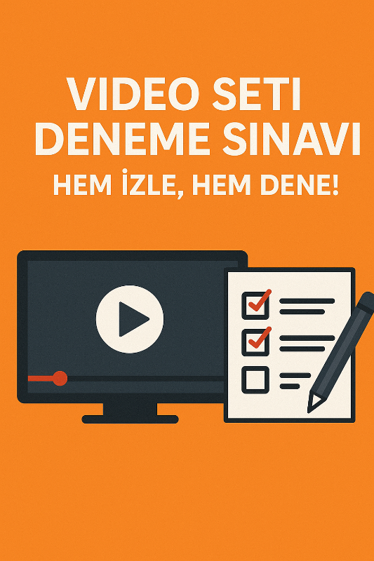 Resim Video Seti + Deneme Sınavı | Hem izle, hem dene!